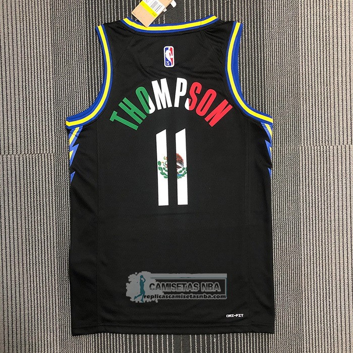 Camiseta Golden State Warriors Klay Thompson NO 11 2022 Slam Dunk Special Mexico Edition Negro